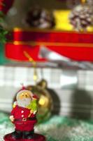 Christmas New Year Colorful Decoration Concept photo