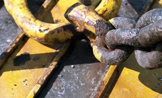 Abstract Grunge Rusty Metal Chain photo