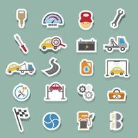 Car service maintenance icons set vector