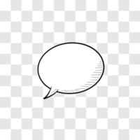 simple cute dialogue box vector