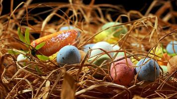 Colorful Traditional Easter Paschal Eggs photo