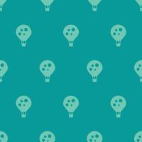 seamless pattern two color balloon air icon with tosca background vector