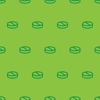 seamless pattern two color troche with green background vector