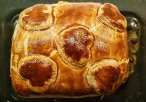 Sunday Roast Smoked pork in puff pastry with white cabbage