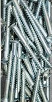 industrial iron nuts nails and screw photo