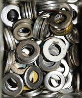 industrial iron nuts nails and screw photo