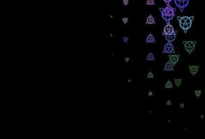 Abstract vector background with colorful gradient