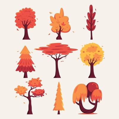 Autumn Tree Elements Pack