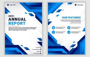 Annual Report Card Template vector