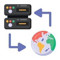 transferencia de servidor global vector