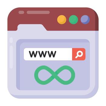 Web Bandwidth Design vector