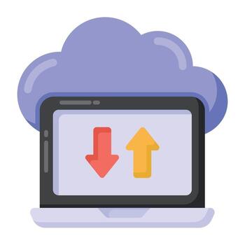 servidor de bases de datos en la nube vector