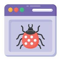 Web Malware Virus vector