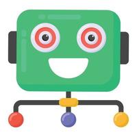 Robot Face and Bot vector