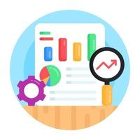 Seo Data  Monitoring vector