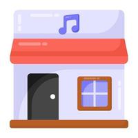 Music Studio Building vector