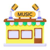 Music Studio Building vector