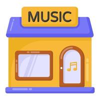 Music Studio Building vector