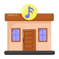 Music Studio  shop vector