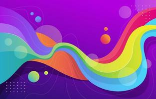 Fluid Colorful Background vector