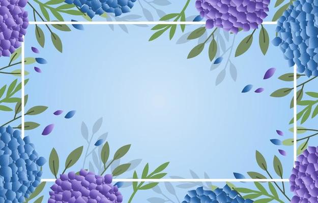 Floral Hydrangea Background