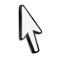 Mouse arrow cursor vector illustration