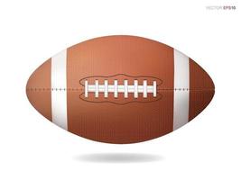 American football ball isolated on white background. Vector. vector