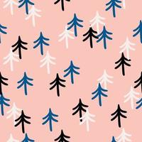 Doodle seamless abstract pattern for baby fabric textile vector