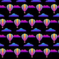 Abstract rainbow seamless pattern background. vector