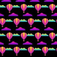 Abstract rainbow seamless pattern background. vector
