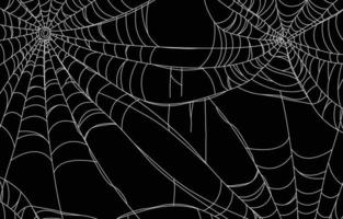 fondo de tela de araña vector