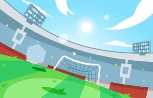 Simple Football Stadium Background vector