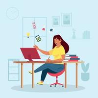 study at home activity vector