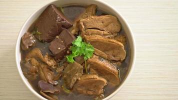 Pot stew duck or steamed duck with soy sauce video