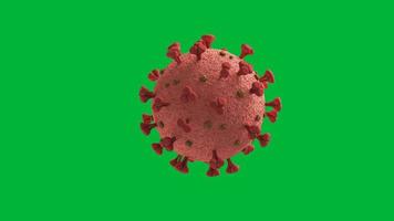 het virus sterft na vaccinatie.covid-19 medische animatie