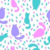 Seamless Pattern background swatch for baby textile fabric vector