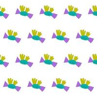 Childrens paper cut seamless pattern background. vector