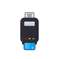 pos terminal vector illustration