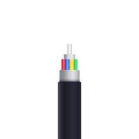 Cable de fibra óptica aislado en la ilustración de vector blanco