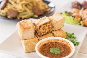 Fried Tofu - healthy food photo