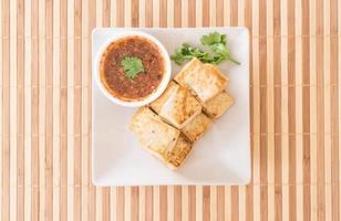 Fried Tofu - healthy food photo