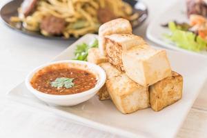 Fried Tofu - healthy food photo