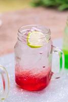 Colorful Italian soda photo