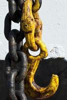 Abstract Grunge Rusty Metal Chain photo