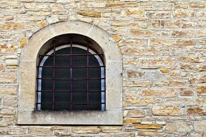 Abstract Ancient Building Houses Windows photo