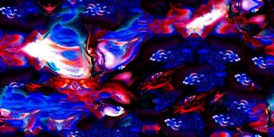 Pintura de colores abstractos surrealistas sin fisuras y fondo enlosable foto
