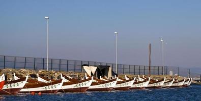 High Detailed Fishing Boat and the Sea Concept photo