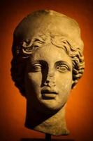 Ancient Greek Marble Face Statue