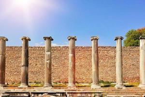 Asklepion antiguo centro médico en Bergama Turquía foto