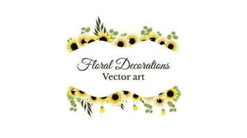 Luxury floral frame background vintage label women's day badge tag vector